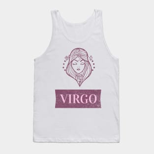 Zodiac Virgo Sign Tank Top